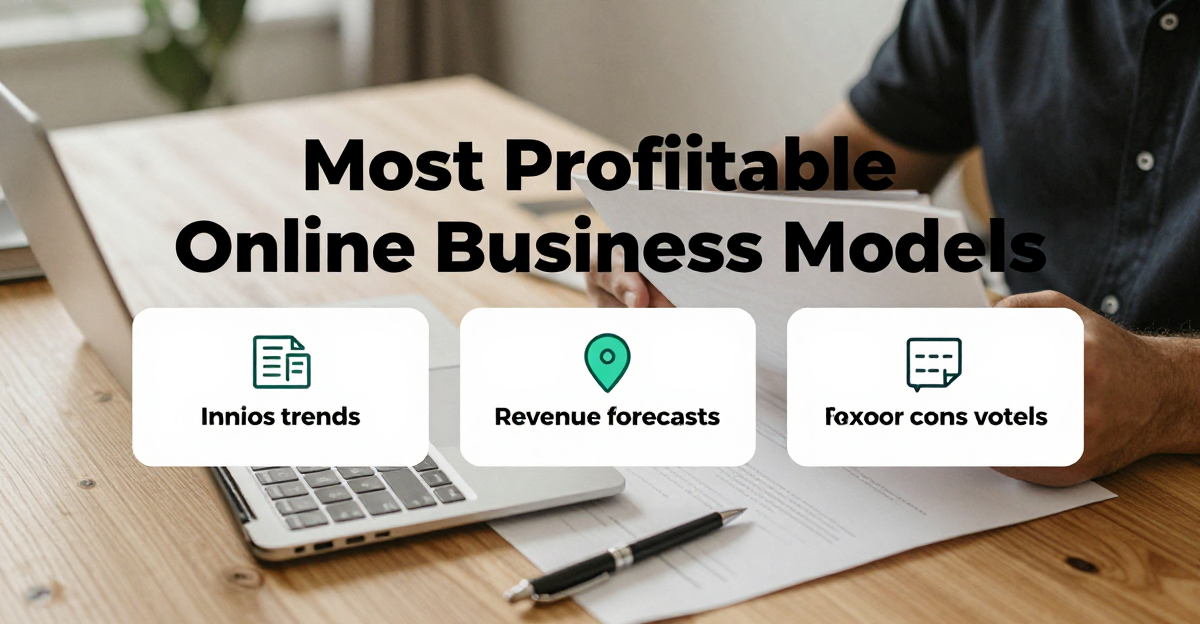 Featured image for: Top 7 Most Profitable Online Business Models in 2026 (Data‑Driven Guide)