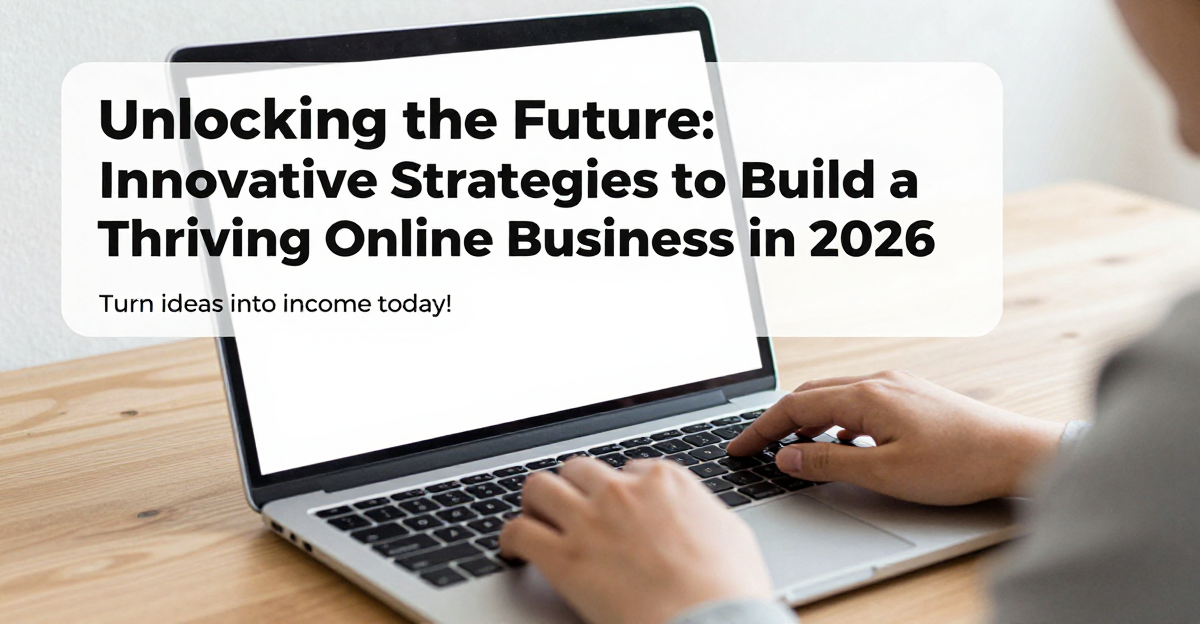 Unlocking the Future: Innovative Strategies to Build a Thriving Online Business in 2026