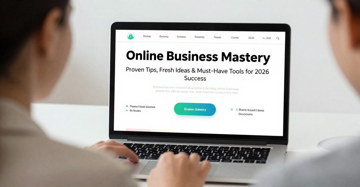 Online Business Mastery: Proven Tips, Fresh Ideas & Must‑Have Tools for 2026 Success