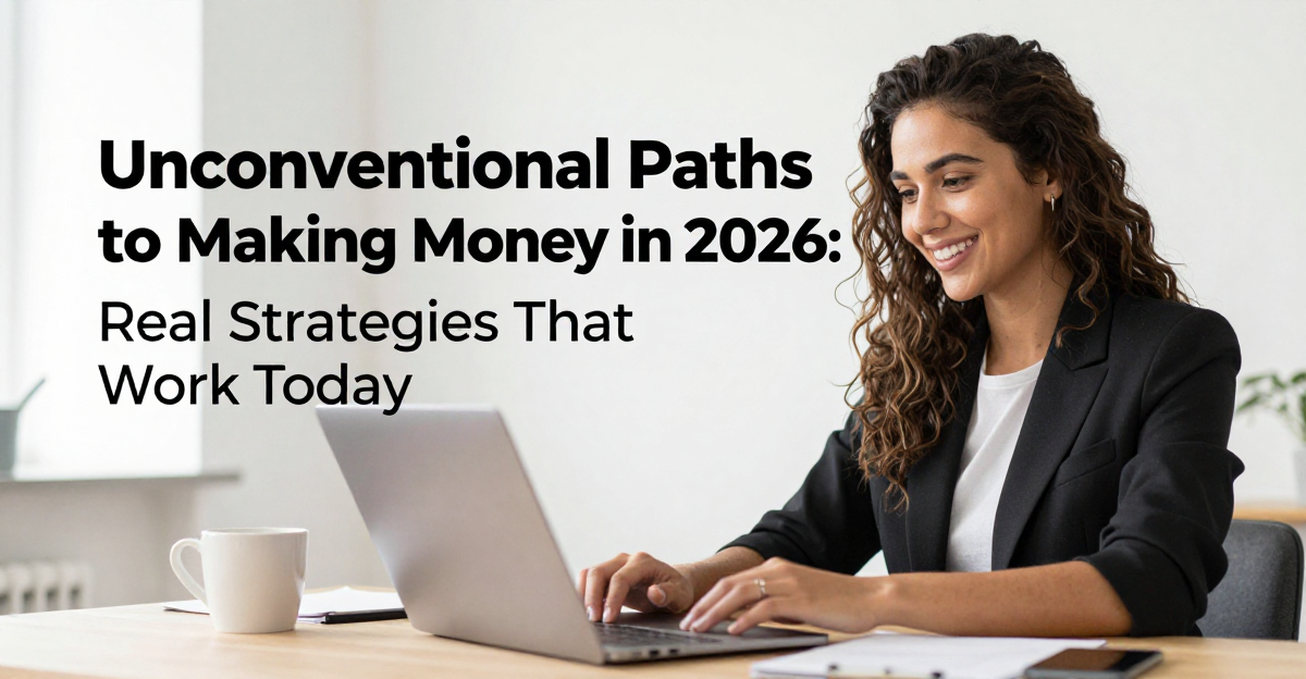 Unconventional Paths to Making Money in 2026: Real Strategies That Work Today