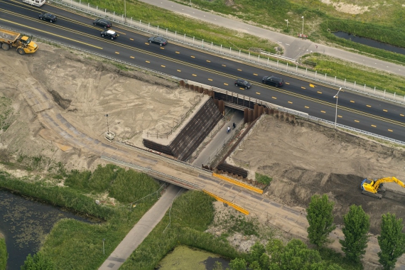 Fietspad Rijsdampad tussen Wognum en Zwaag week afgesloten