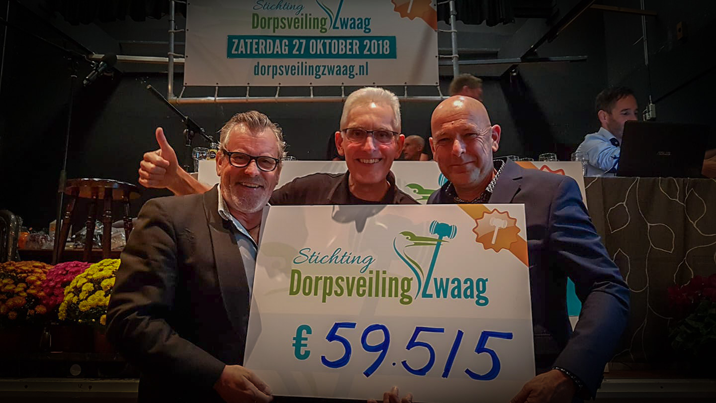 Zwaag trekt de knip; Dorpsveiling levert €59.515 op