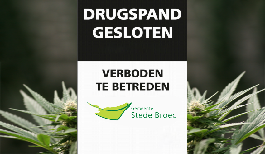 Burgemeester Wortelboer sluit drugswoning