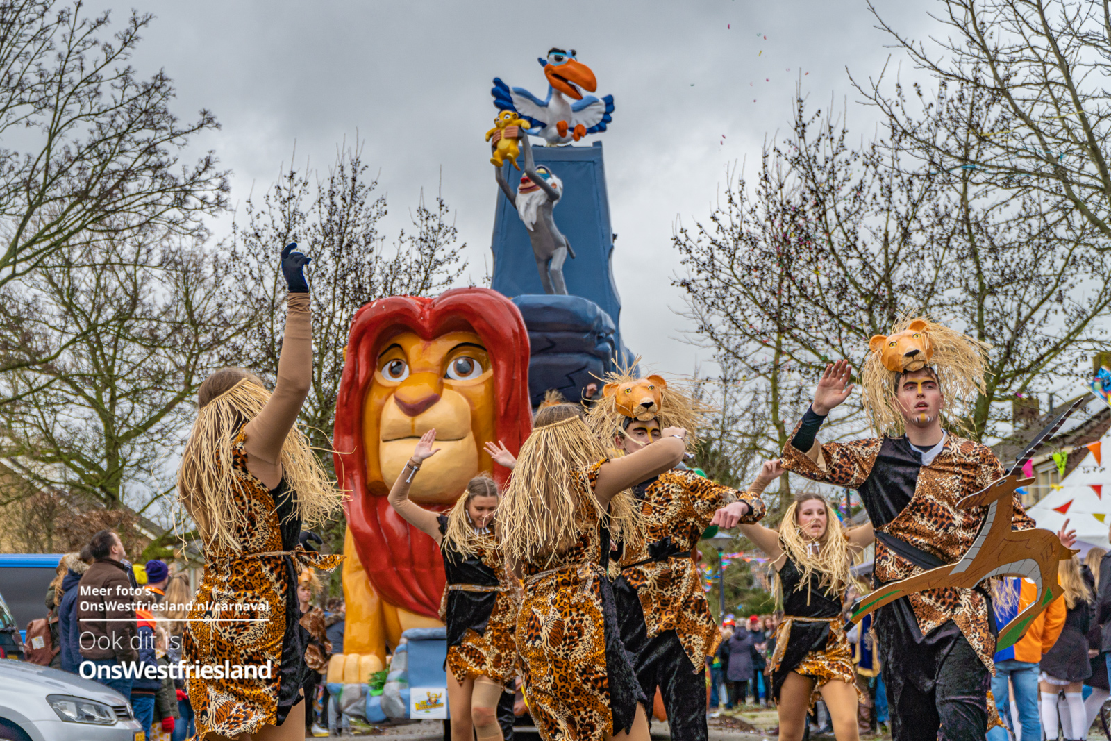 Alsnog mooie Carnavalsoptocht door de straten in Zwaag [+270 fotos]