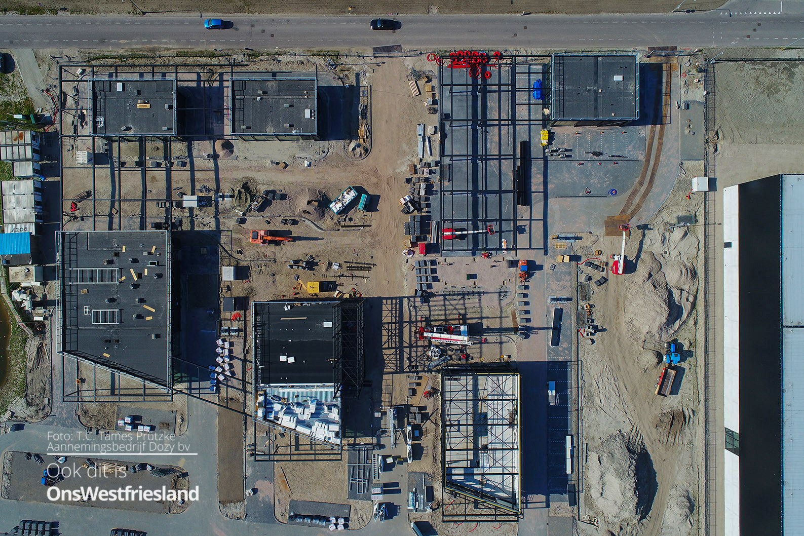 Bouw MTP Hoorn met Foodcourt op Zevenhuis vordert gestaag [fotos]