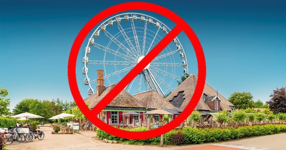 Geen vergunning voor reuzenrad restaurant De Nadorst “Een domper”