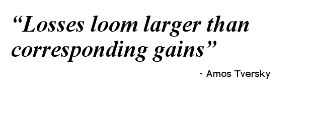 Wat is verliesaversie, ofwel loss aversion? verliesaversie Amos Tversky quote - Wat is verliesaversie, ofwel loss aversion?