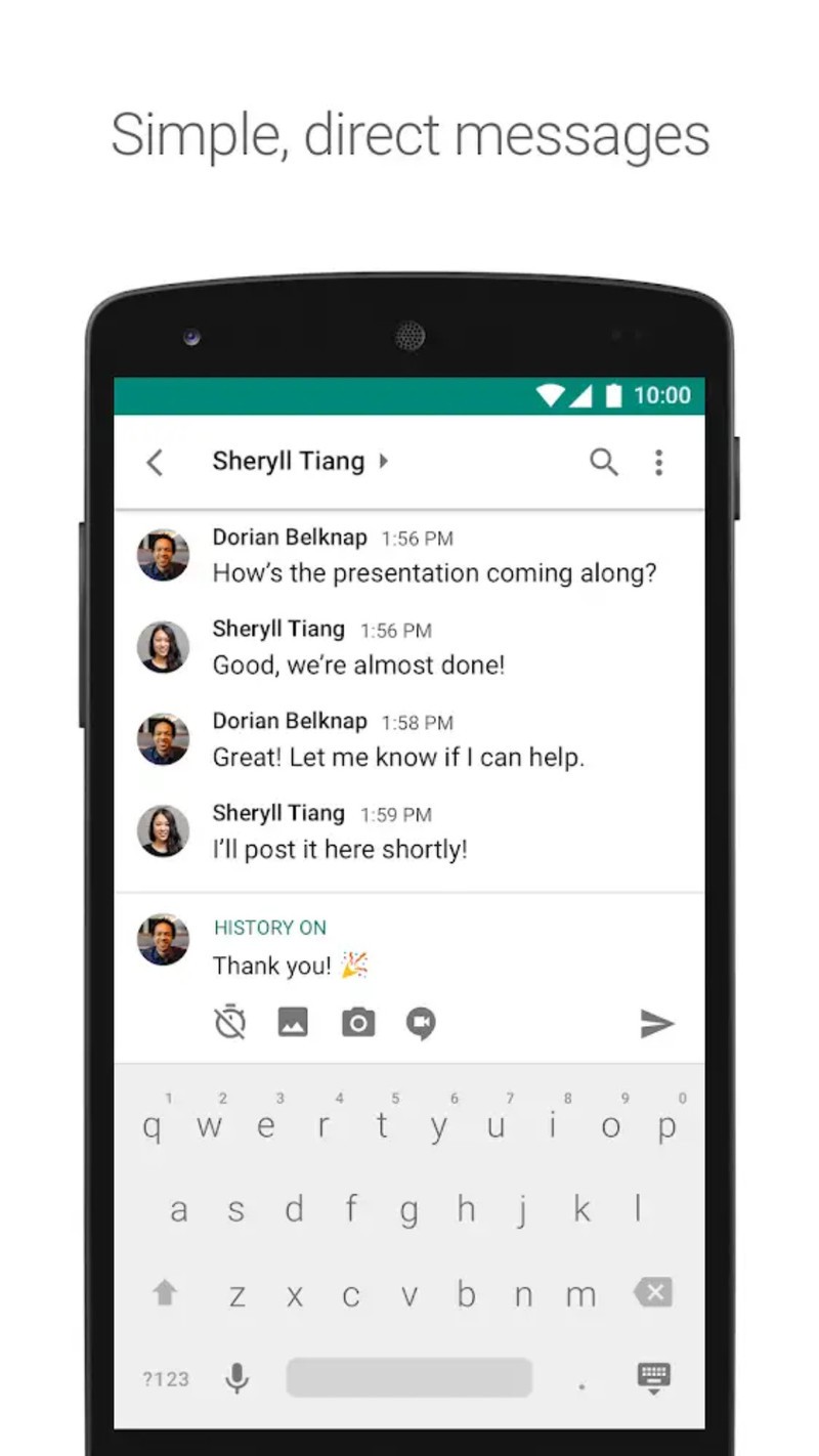 Google's Hangout Chat als Slack Gegner introduziert hangouts chat google android - Google's Hangout Chat als Slack Gegner introduziert