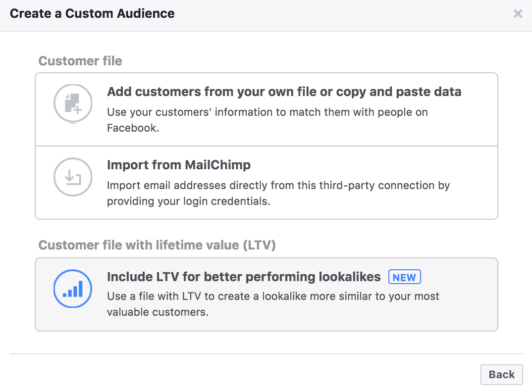 Facebook voegt Life Time Value toe aan customer match facebook customer match ltv - Facebook voegt Life Time Value toe aan customer match