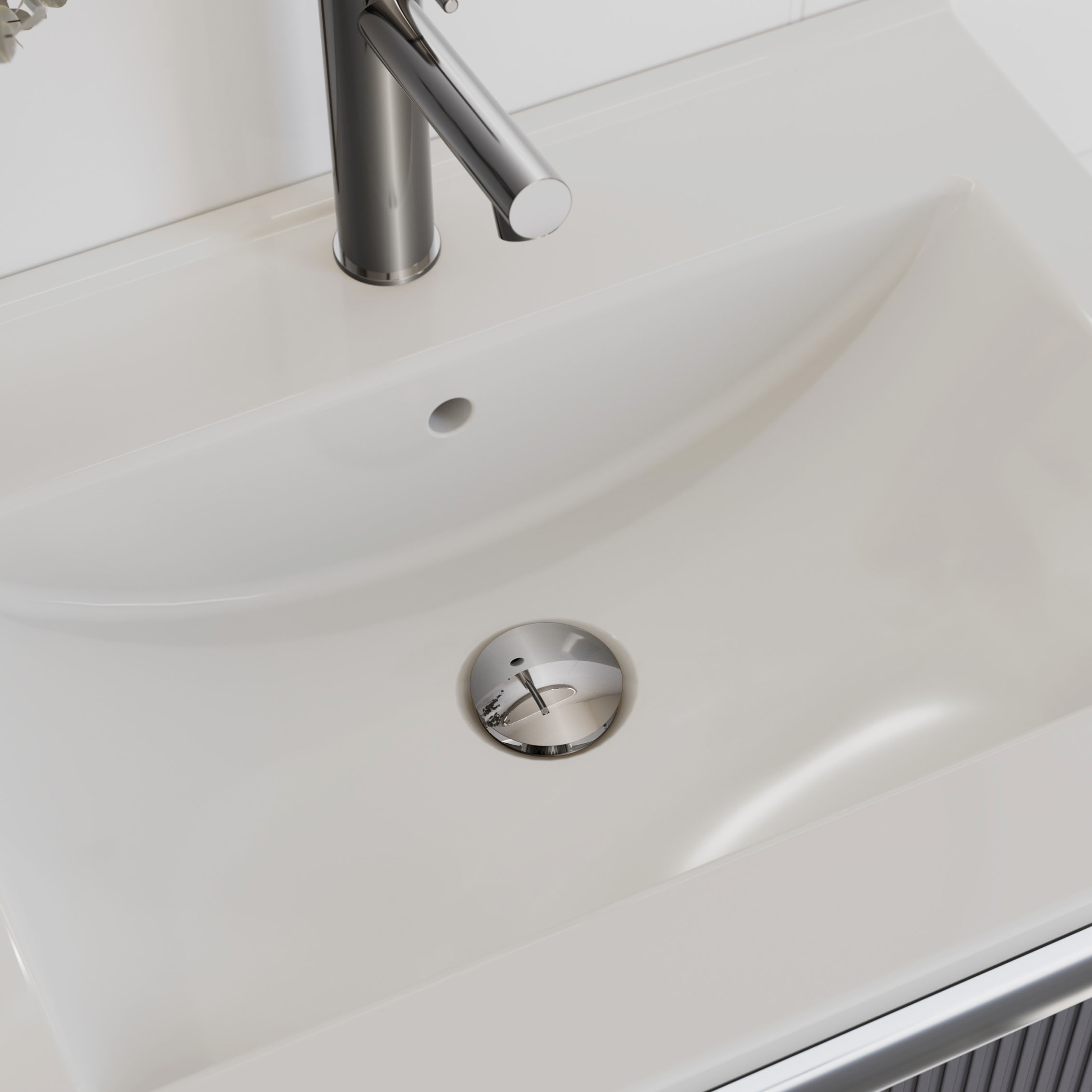 Avec couvercle chromé