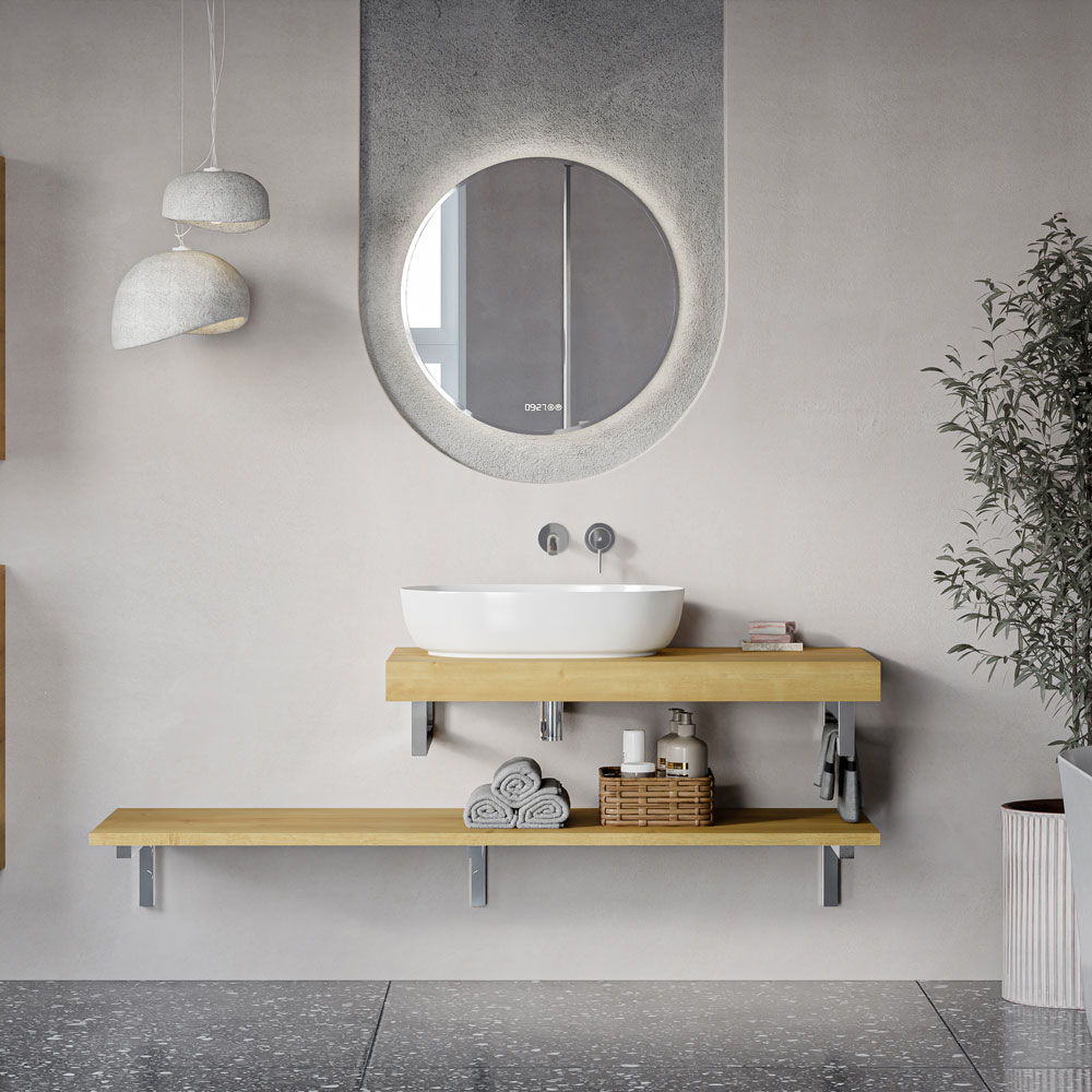 Wit mat / 100 cm / 100 cm