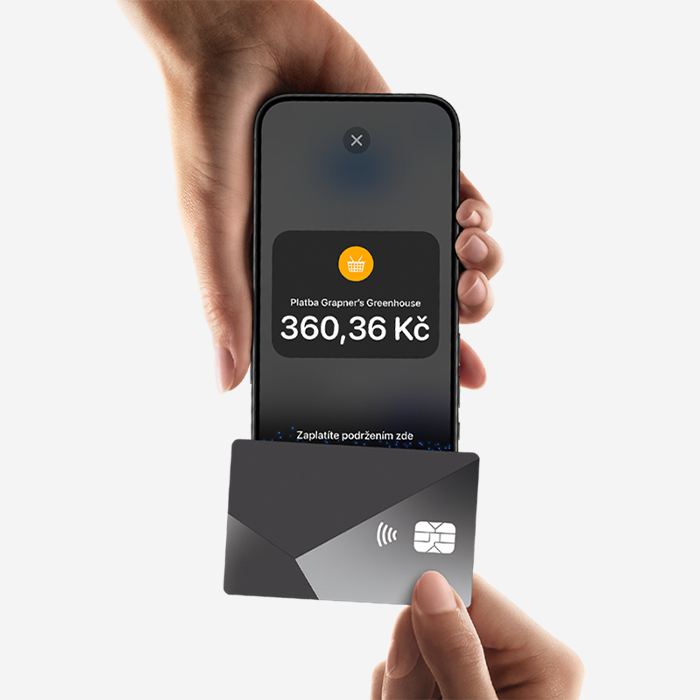 Prijímanie bezkontaktných platieb cez iPhone