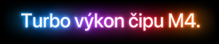 Turbo výkon čipu M4.