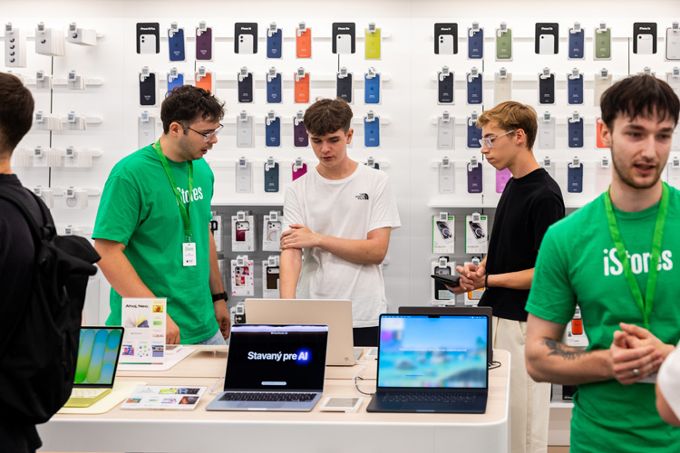 Fotka z predajne iStores Europa Banská Bystrica
