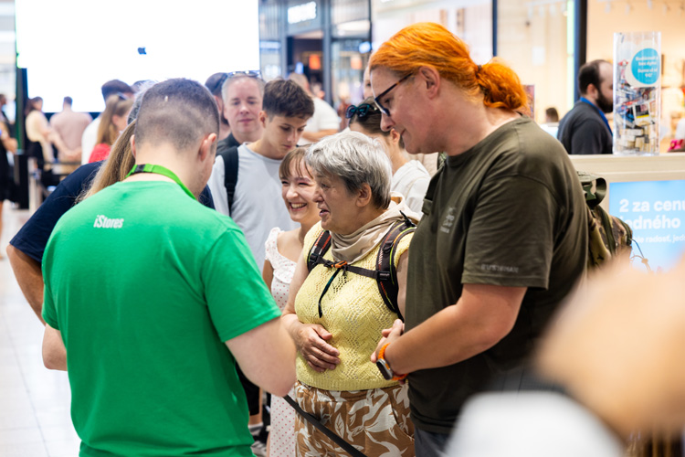 Fotka z predajne iStores Europa Banská Bystrica