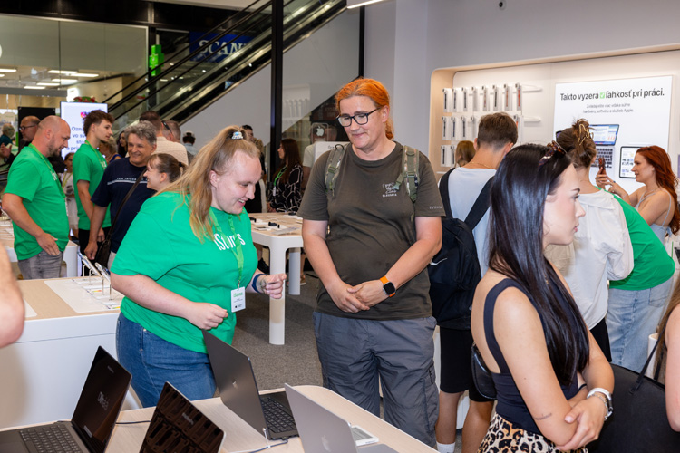 Fotka z predajne iStores Europa Banská Bystrica