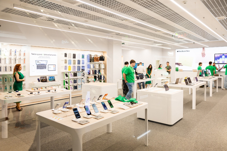 Fotka z predajne iStores Europa Banská Bystrica