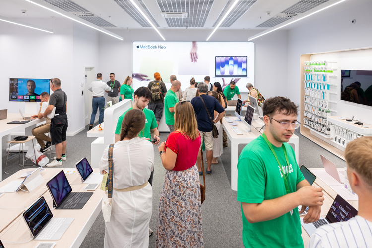 Fotka z predajne iStores Europa Banská Bystrica