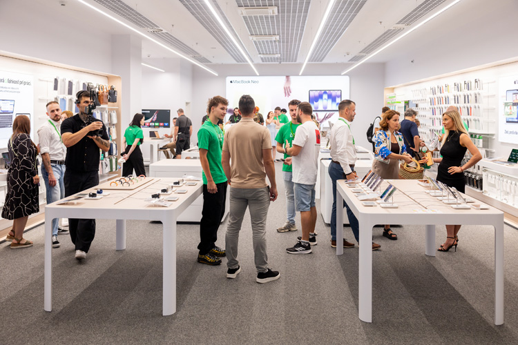 Fotka z predajne iStores Europa Banská Bystrica
