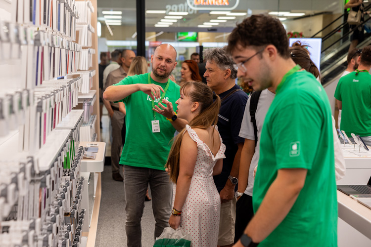 Fotka z predajne iStores Europa Banská Bystrica