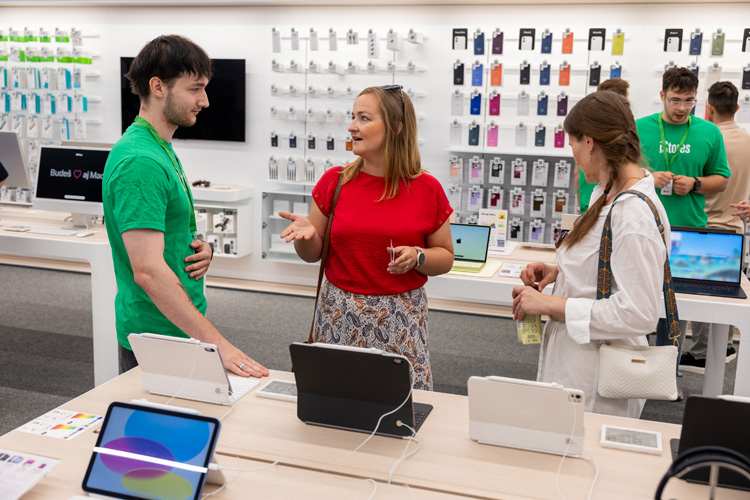 Fotka z predajne iStores Europa Banská Bystrica
