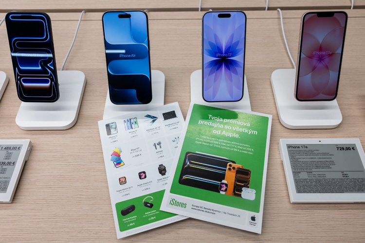 Fotka z predajne iStores Europa Banská Bystrica