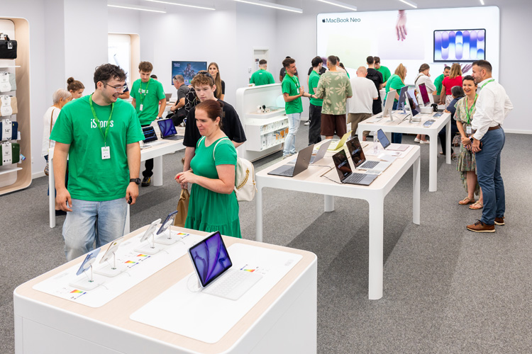 Fotka z predajne iStores Europa Banská Bystrica