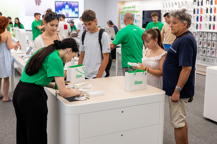 Fotka z predajne iStores Europa Banská Bystrica