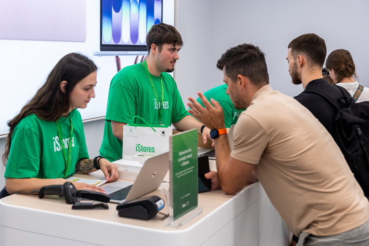 Fotka z predajne iStores Europa Banská Bystrica