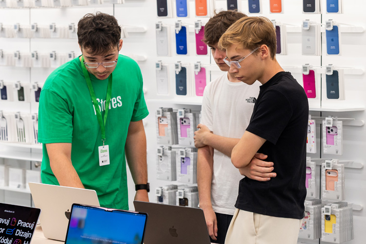 Fotka z predajne iStores Europa Banská Bystrica