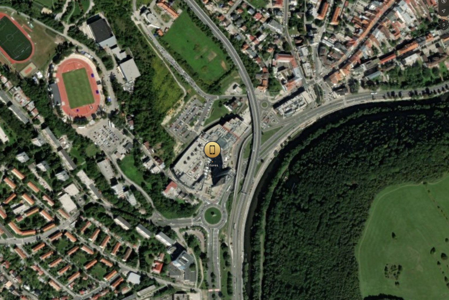 Europa SC Banská Bystrica — mapa