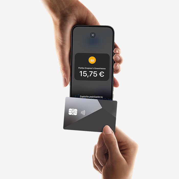 Prijímanie bezkontaktných platieb cez iPhone