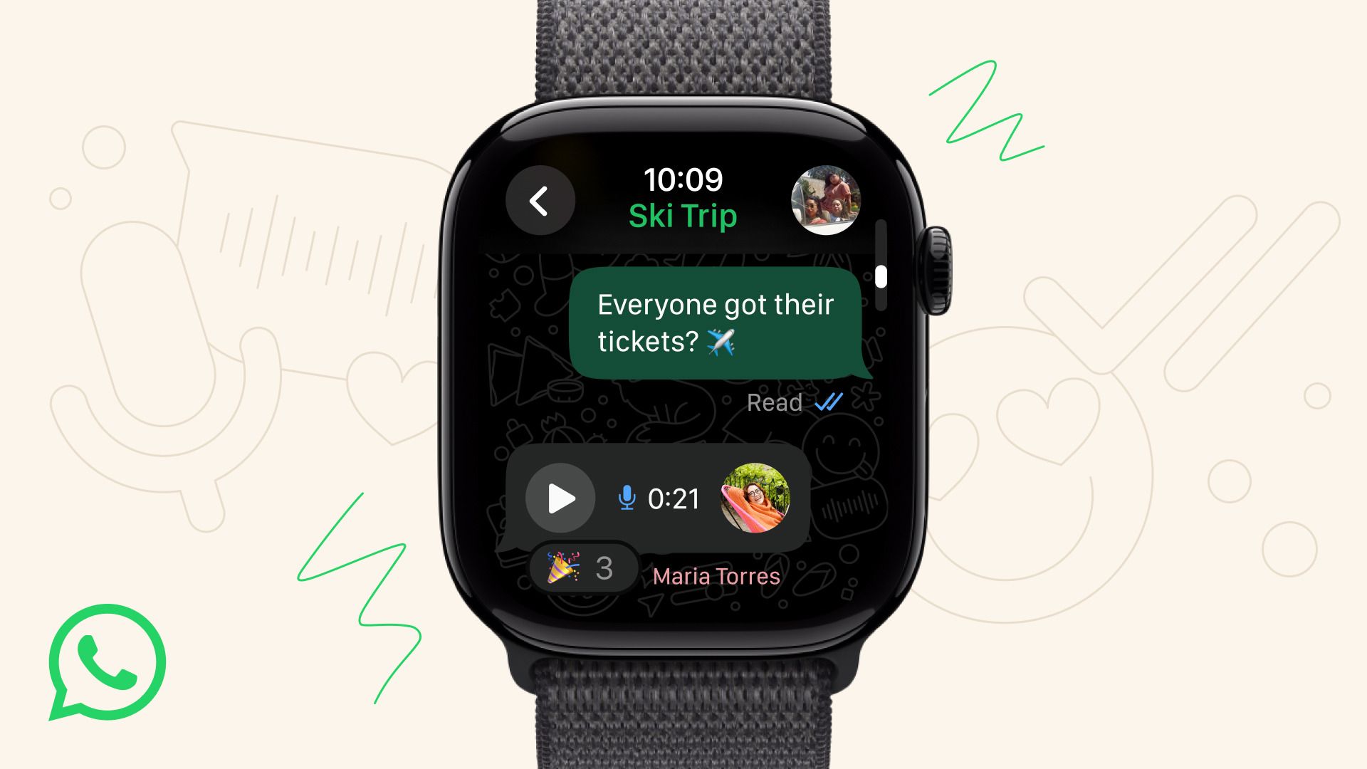 WhatsApp офіційно з’явився на Apple Watch — можна писати, слухати й реагувати без iPhone