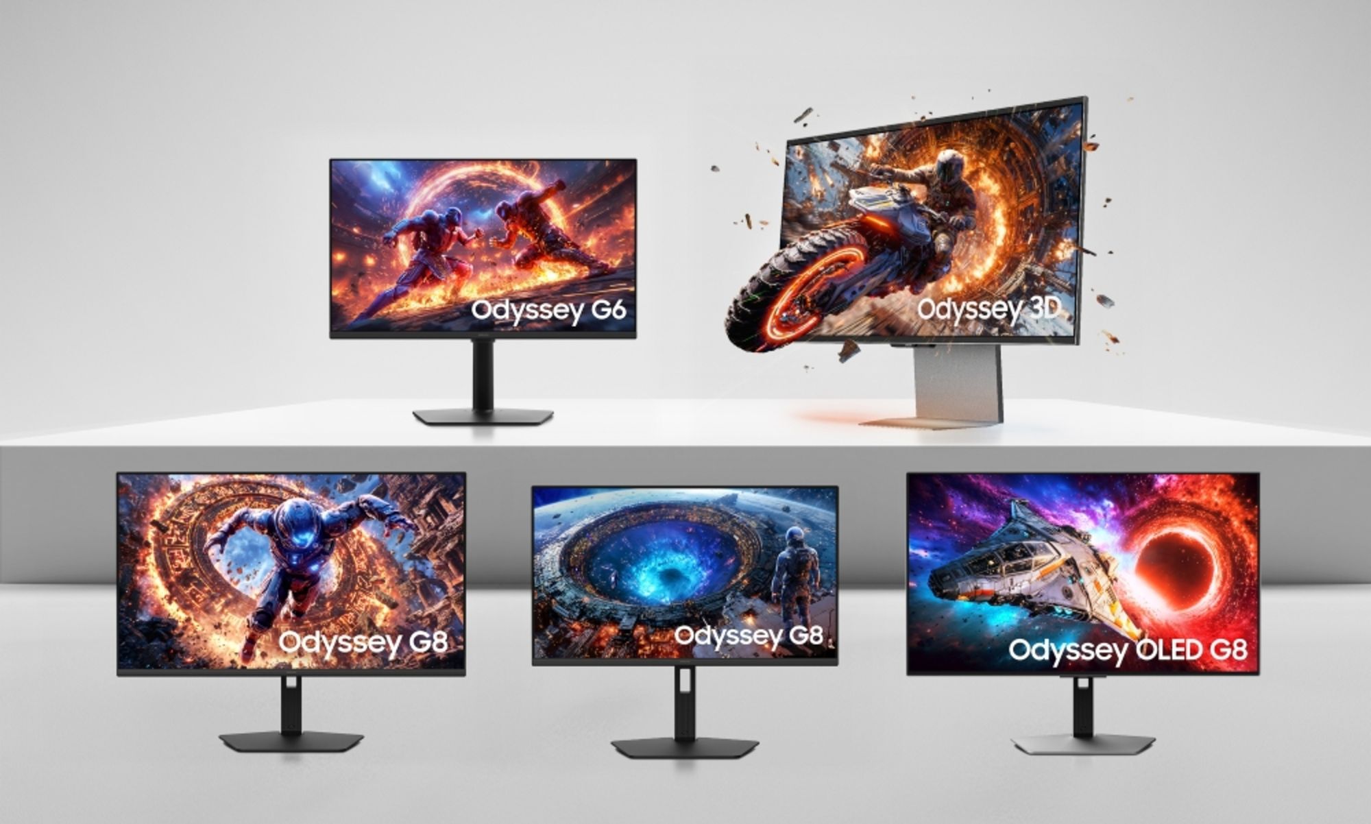 Samsung анонсувала геймерські монітори Odyssey з першим у світі 6K і 3D без окулярів