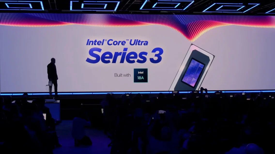 Core Ultra Series 3. Intel показала перші чипи, виготовлені за технологією 18A