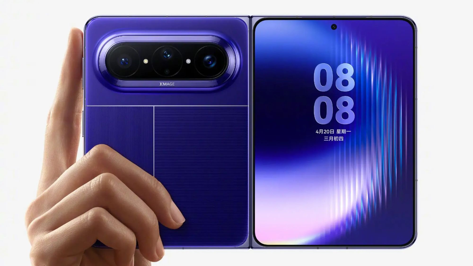 Huawei представила складаний Pura X Max із широким формфактором