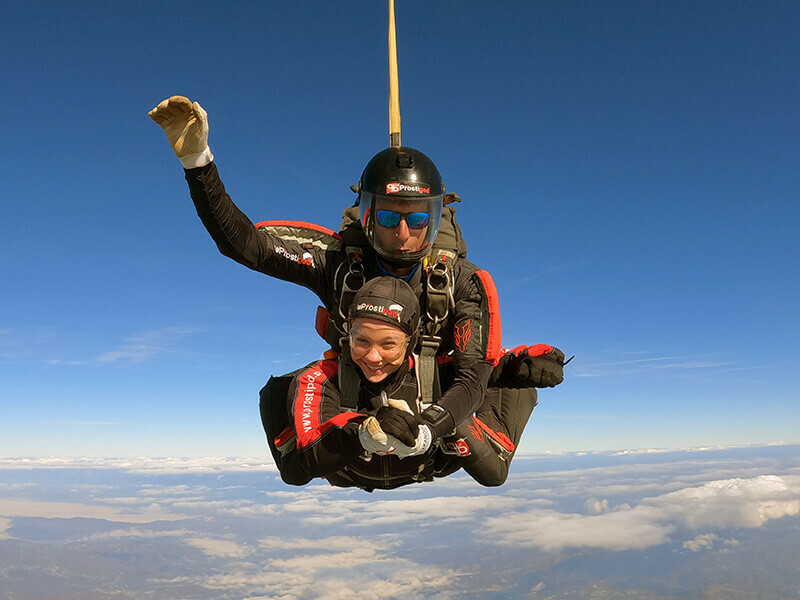 Čisti užitek med prostim padanjem