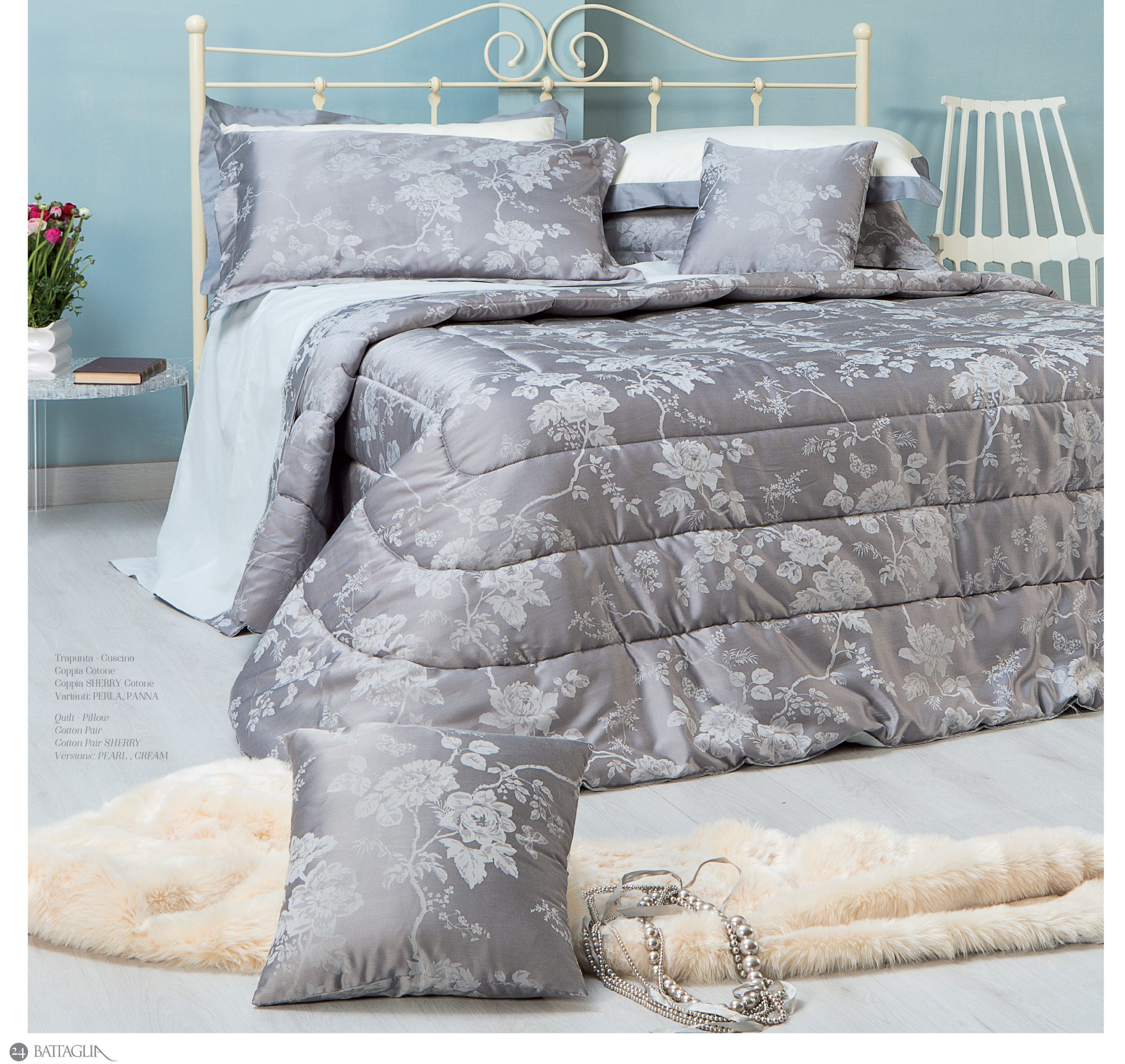 Trapunta E Completo Lenzuola Diamond Di Battaglia Classico