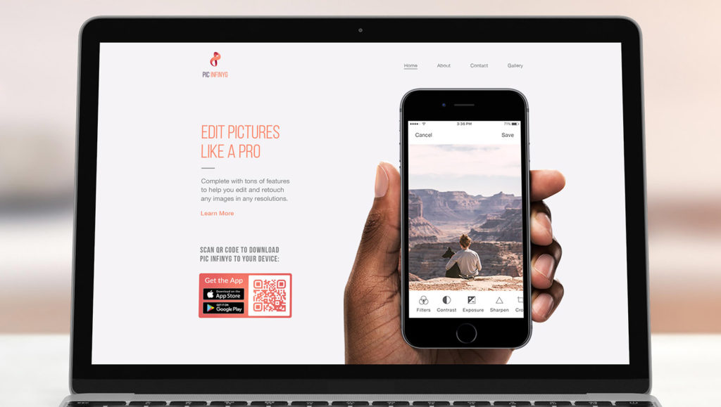 App Store QR Code on a website