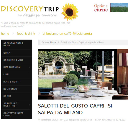 Salotti del Gusto Capri, si salpa da Milano - Discovery Trip 2014-08-28 13-34-27