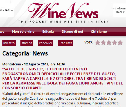 WineNews - SALOTTI DEL GUSTO - The Pocket Wine
