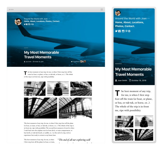 TwentyNineteenBlogPostLayout