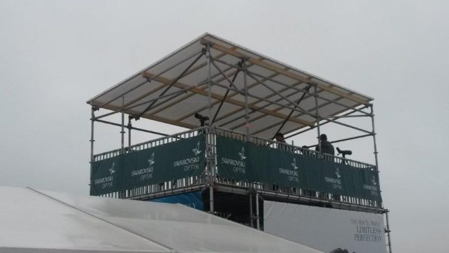 De Swarovski uitkijktoren met visarend