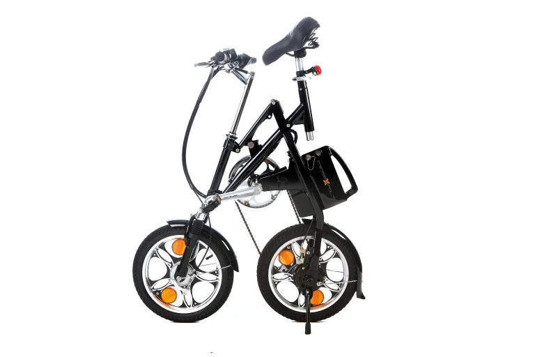 Kekke vouwfiets met motor
