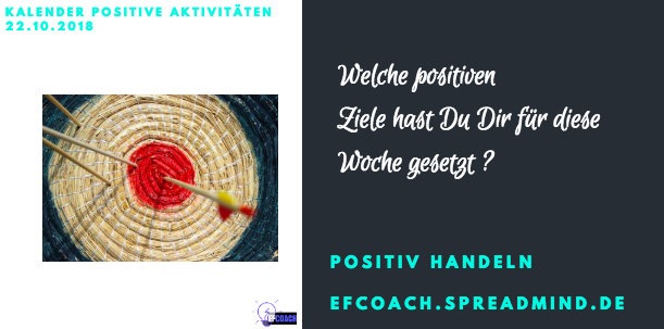 Kalender Positiver Aktivitäten 22.10.2018