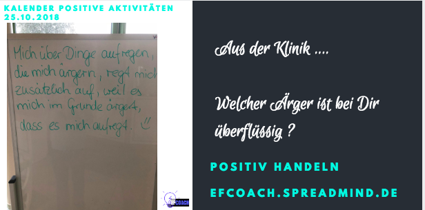 Kalender Positiver Aktivitäten 25.10.2018