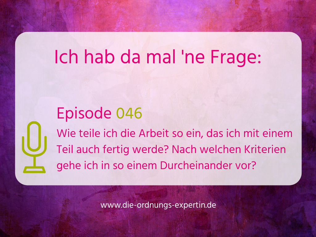 046 – Ich hab da mal ‘ne Frage …
