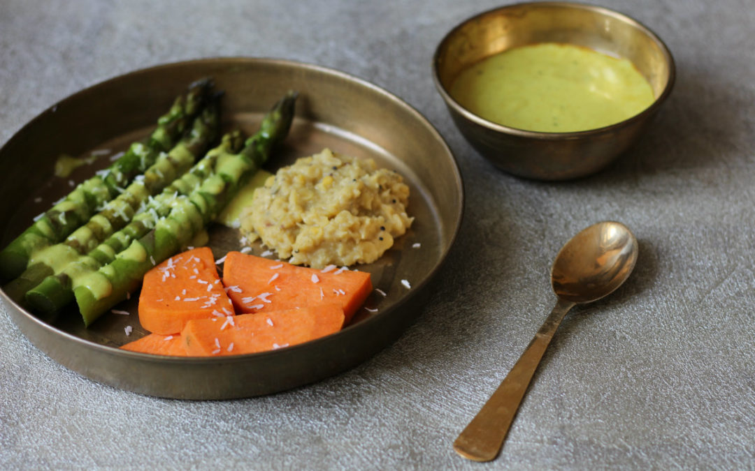 Spargel à la Ayurveda mit Kokos-Hollandaise