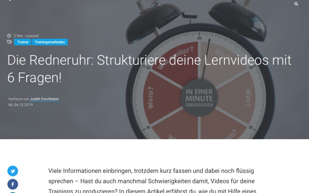 Die Redneruhr – Empfehlung Blink.it