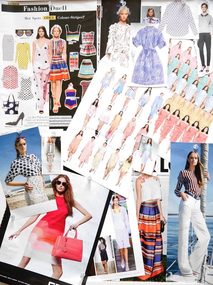 Das Mood Board von Stefanie zeigt die beiden stark ausgeprägten Seiten Ihrer Mode-Persönlichkeit.